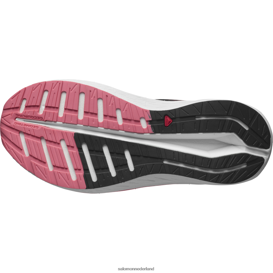 hardloopschoenen voor dames - aero blaze zwart/wit/theeroos NTFJN6741 Salomon