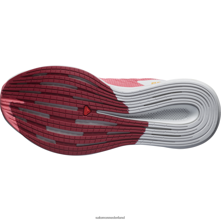 hardloopschoenen voor dames - spectur theeroos/maansteen/poppy rood NTFJN6746 Salomon