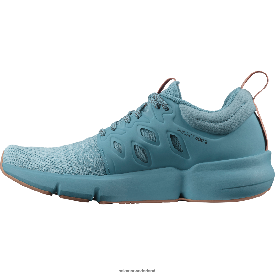 hardloopschoenen voor dames - voorspellen soc 2 kristalblauw/delphiniumblauw/sirocco NTFJN6757 Salomon