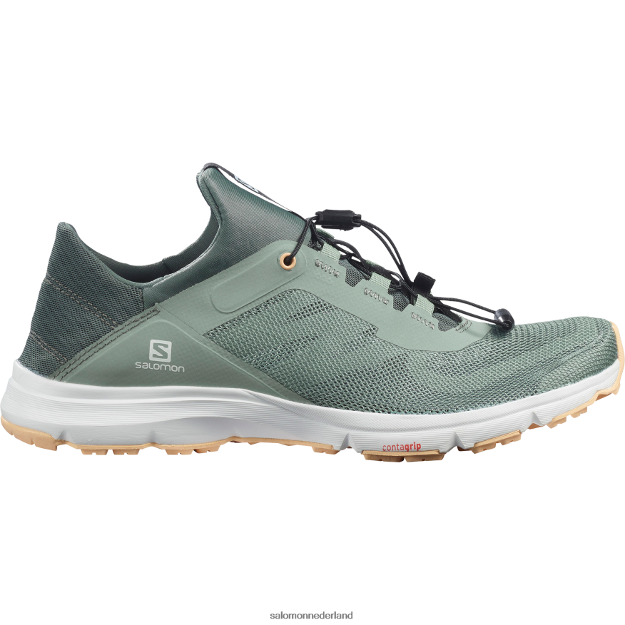 damessandalen - amphib bold 2 groen milieu/balsemgroen/amandelcrème NTFJN6791 Salomon