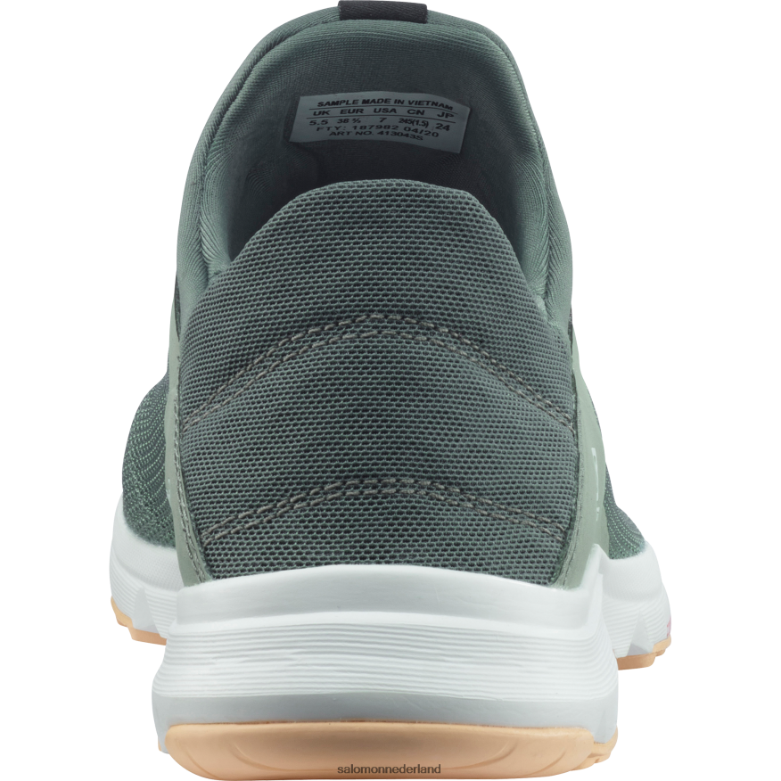 damessandalen - amphib bold 2 groen milieu/balsemgroen/amandelcrème NTFJN6791 Salomon