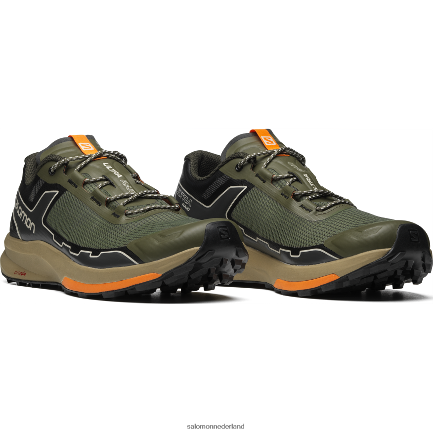 sportschoenen voor dames - ultra raid olijfnacht/turf/ponderosapijnboom NTFJN6778 Salomon