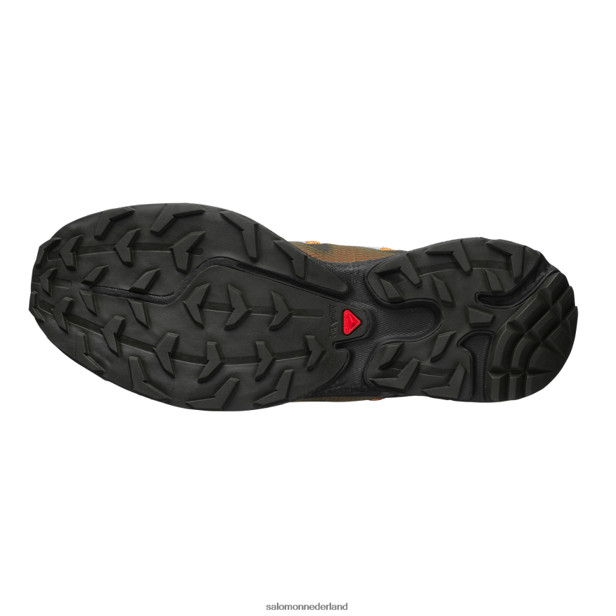 sportschoenen voor dames - xt-rush olijf nacht/turf/levendig oranje NTFJN6776 Salomon