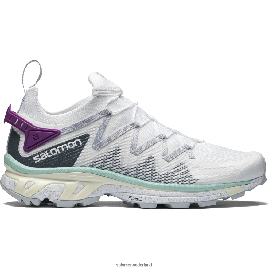 sportschoenen voor dames - xt-rush wit/parelblauw/yucca NTFJN6775 Salomon