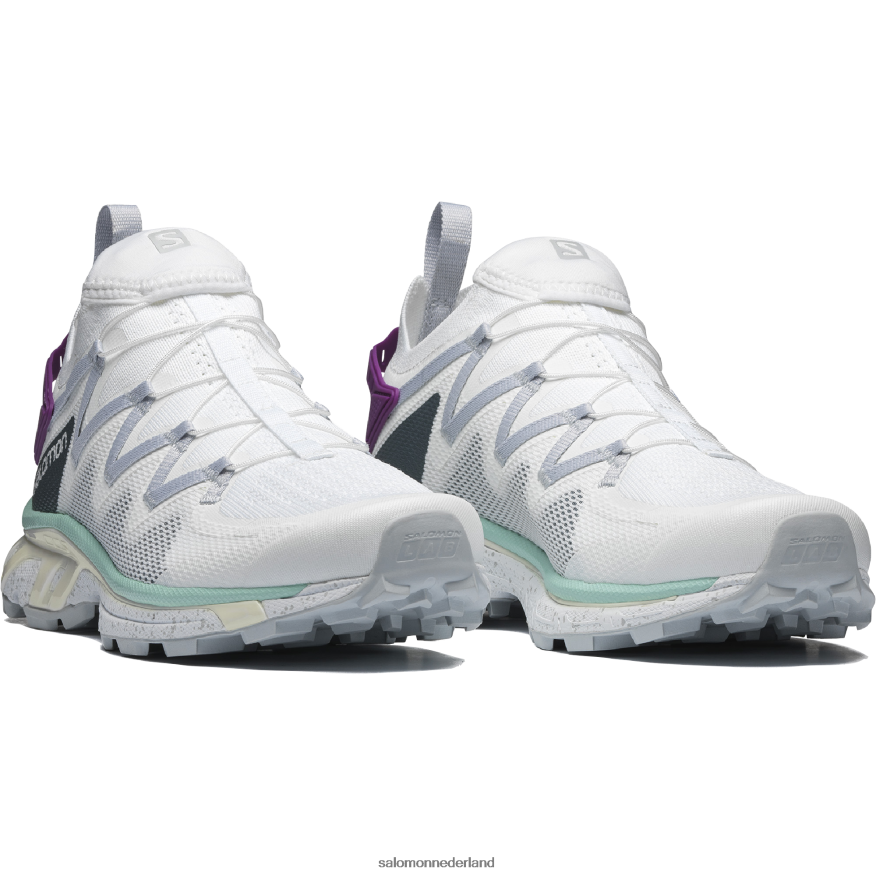 sportschoenen voor dames - xt-rush wit/parelblauw/yucca NTFJN6775 Salomon