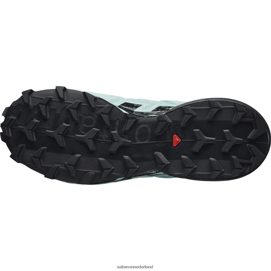 dames trailrunningschoenen - speedcross 6 gore-tex aquifer/zwart/yucca NTFJN61517 Salomon