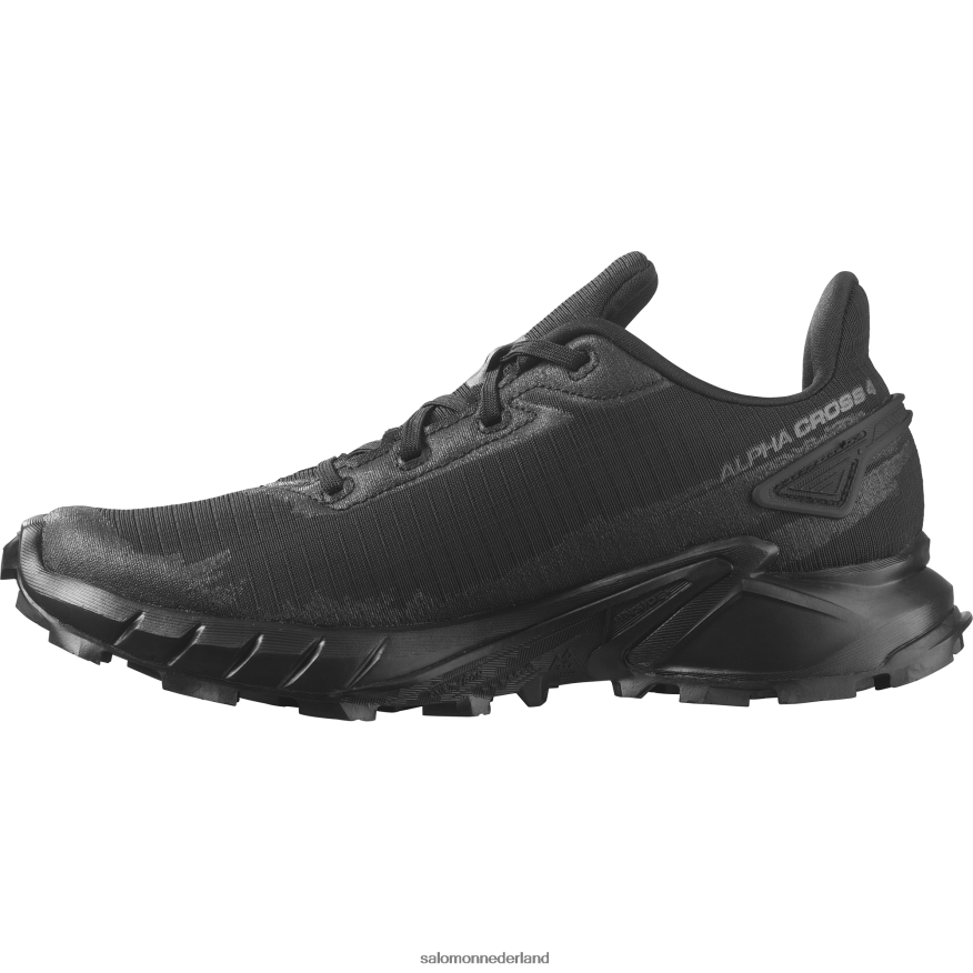 hardloopschoenen voor dames - alphacross 4 zwart NTFJN61540 Salomon