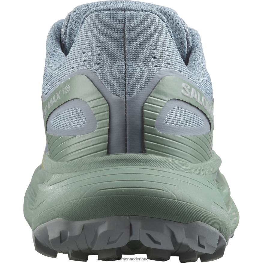 trailrunningschoenen voor dames - glide max tr steenblauw/granietgroen/parelblauw NTFJN61501 Salomon