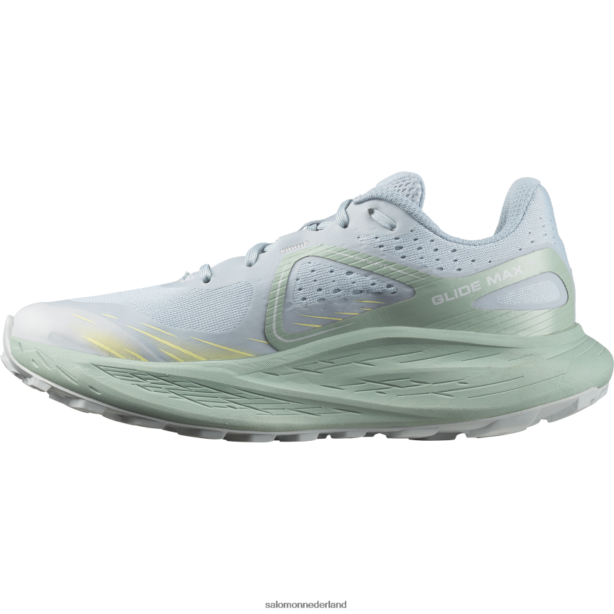 trailrunningschoenen voor dames - glide max tr steenblauw/granietgroen/parelblauw NTFJN61501 Salomon