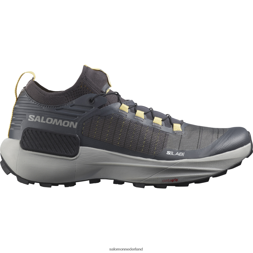 trailrunningschoenen voor dames - s/lab genesis rustige schaduw/ebbenhout/zonnejurk NTFJN61529 Salomon