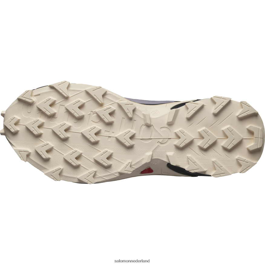 trailrunningschoenen voor dames - supercross 4 maanlandschap/zwart/zachte perzik NTFJN61545 Salomon