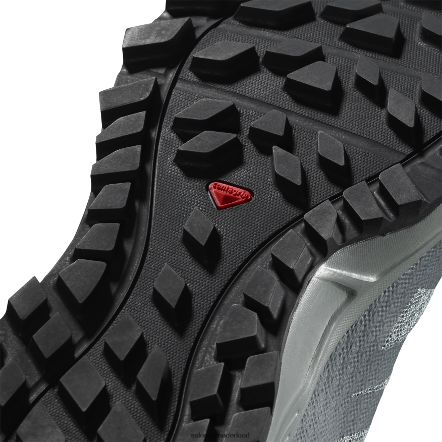 trailrunningschoenen voor dames - trailster 2 lood/stormachtig weer/ijzige ochtend NTFJN61547 Salomon