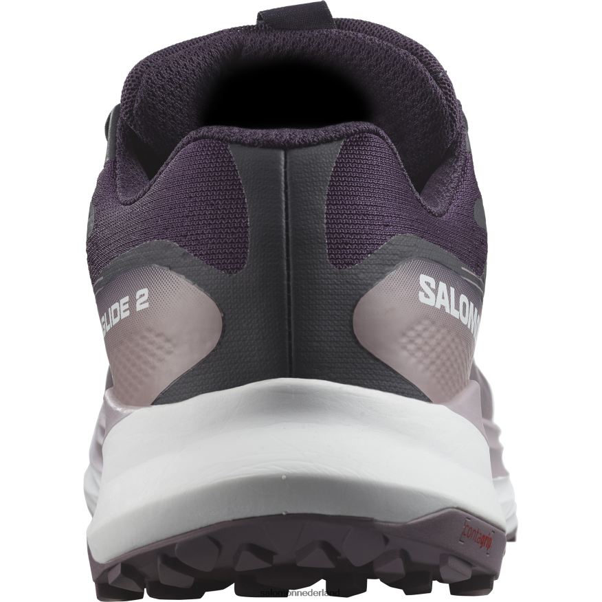 trailrunningschoenen voor dames - ultra glide 2 gore-tex nachtschade/wit/maanlandschap NTFJN61520 Salomon