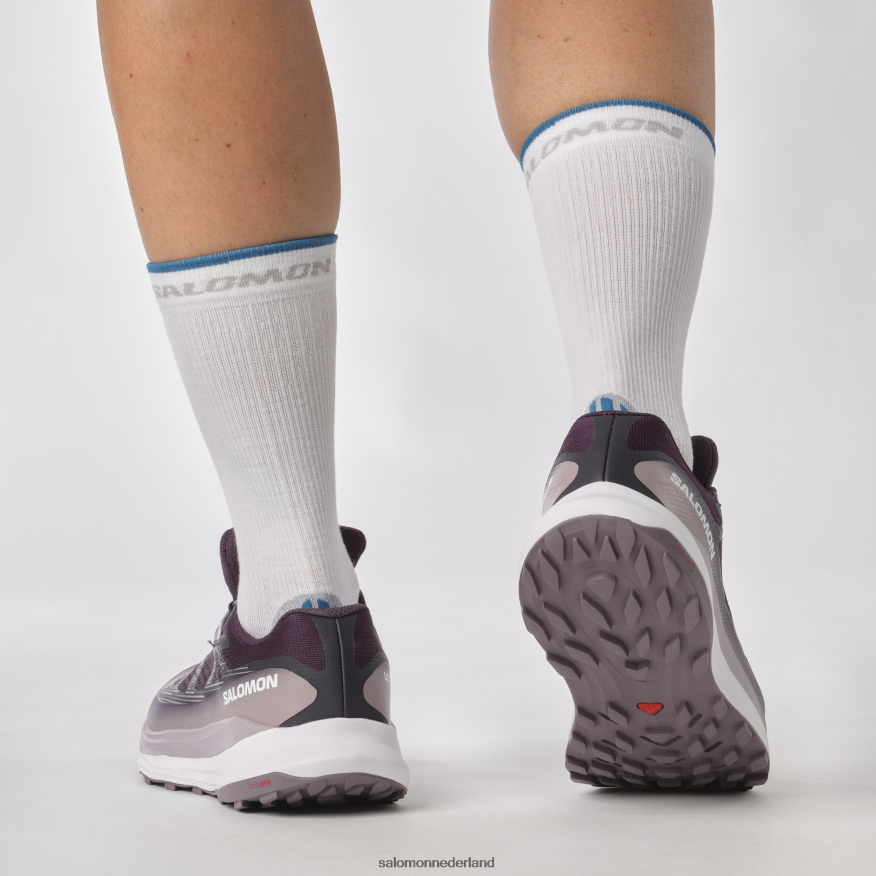 trailrunningschoenen voor dames - ultra glide 2 gore-tex nachtschade/wit/maanlandschap NTFJN61520 Salomon