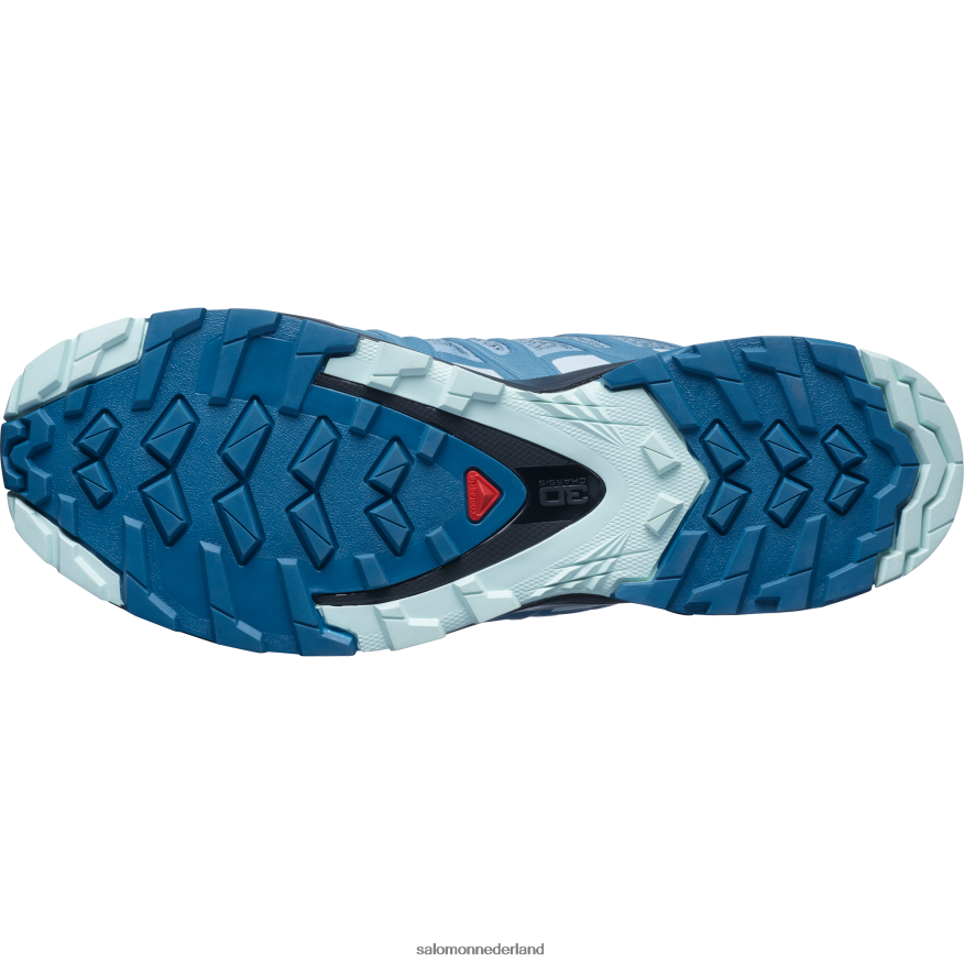 trailrunningschoenen voor dames - xa pro 3d v8 Ashley blauw/ebbenhout/opaalblauw NTFJN61535 Salomon