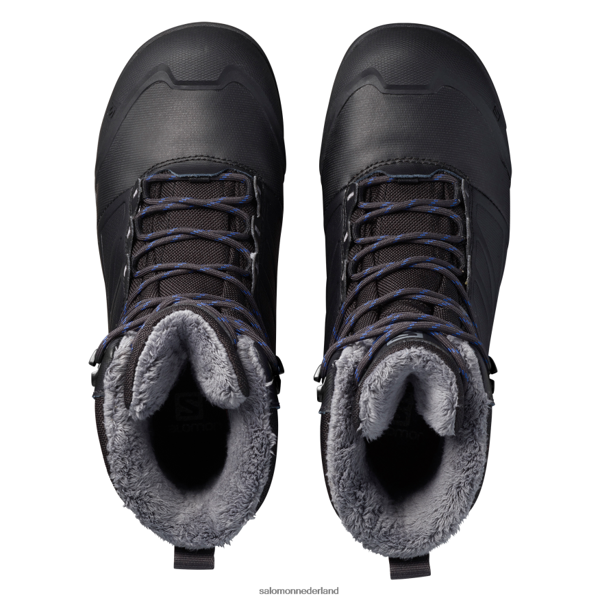 dames winterlaarzen - oundra pro clima waterdicht fantoom/zwart/amparoblauw NTFJN6783 Salomon