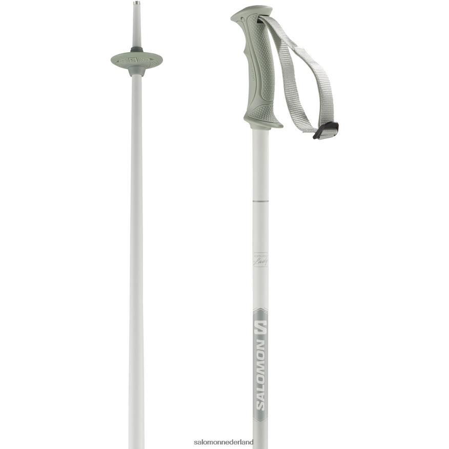 alpine stokken voor dames - noordpooldame grijs NTFJN61298 Salomon