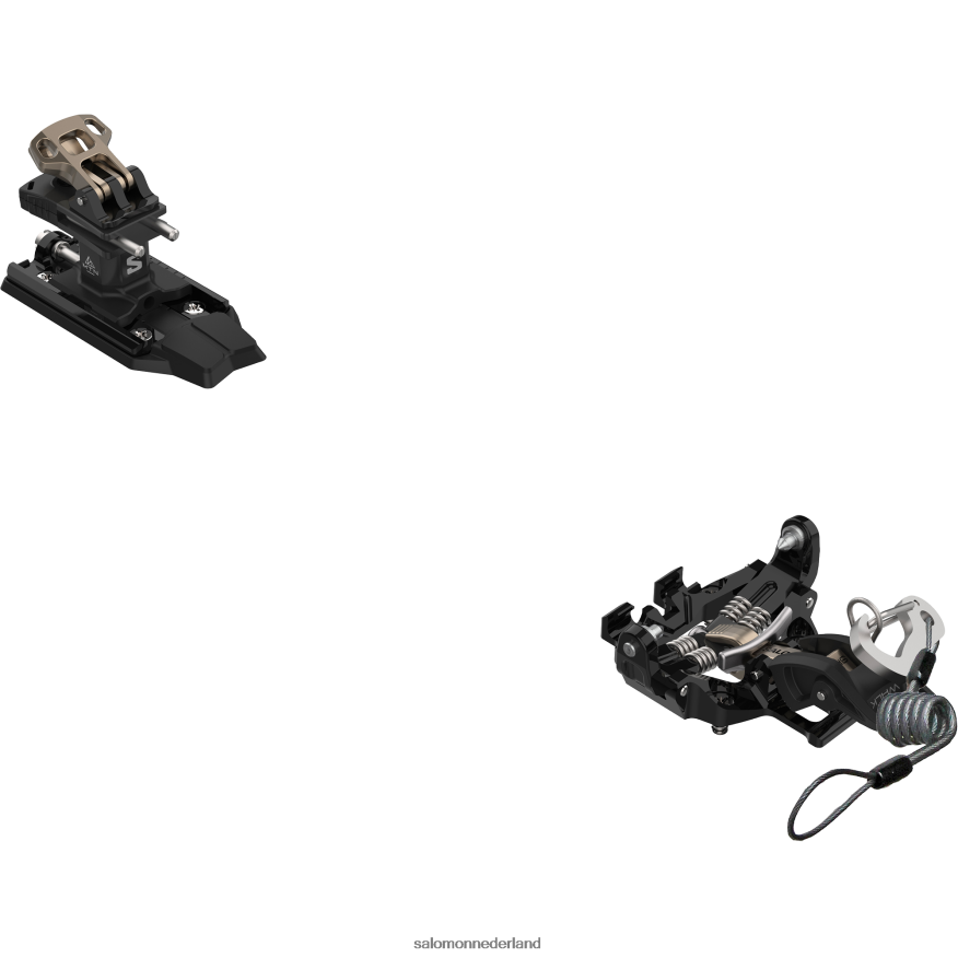 toerbindingen voor dames - mtn pure zwart/titaan NTFJN61059 Salomon