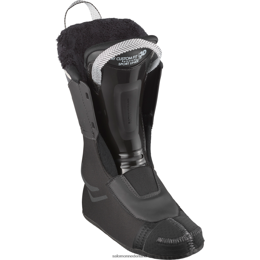 dames pistelaarzen - s/pro alpha 80 zwart/wit mos/zilver NTFJN61038 Salomon