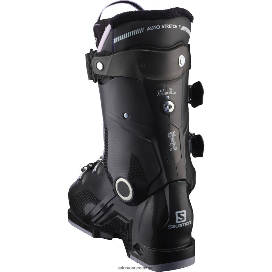 damespistelaarzen - selecteer hv 80 zwart/lavendel/belluga NTFJN61290 Salomon