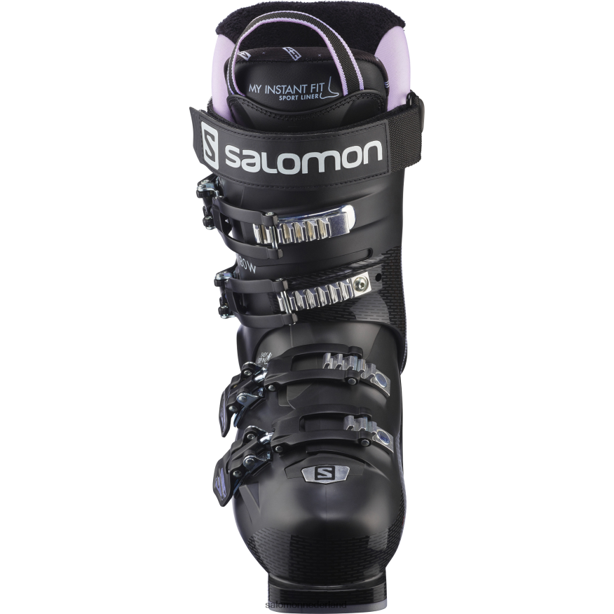 damespistelaarzen - selecteer hv 80 zwart/lavendel/belluga NTFJN61290 Salomon