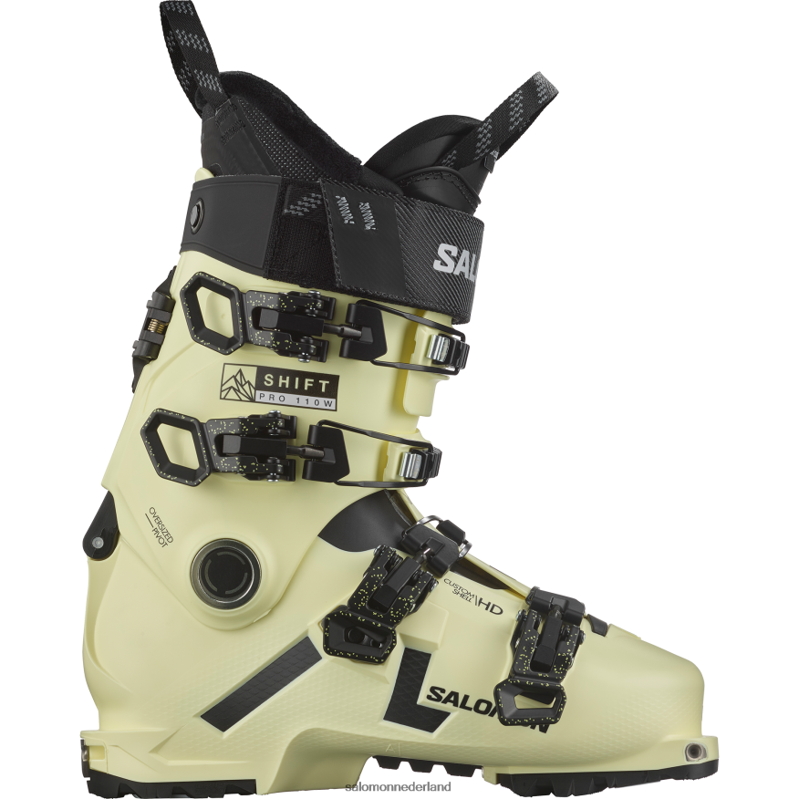 freeride-laarzen voor dames - shift pro 110 at zacht geel/zwart/wit NTFJN61036 Salomon