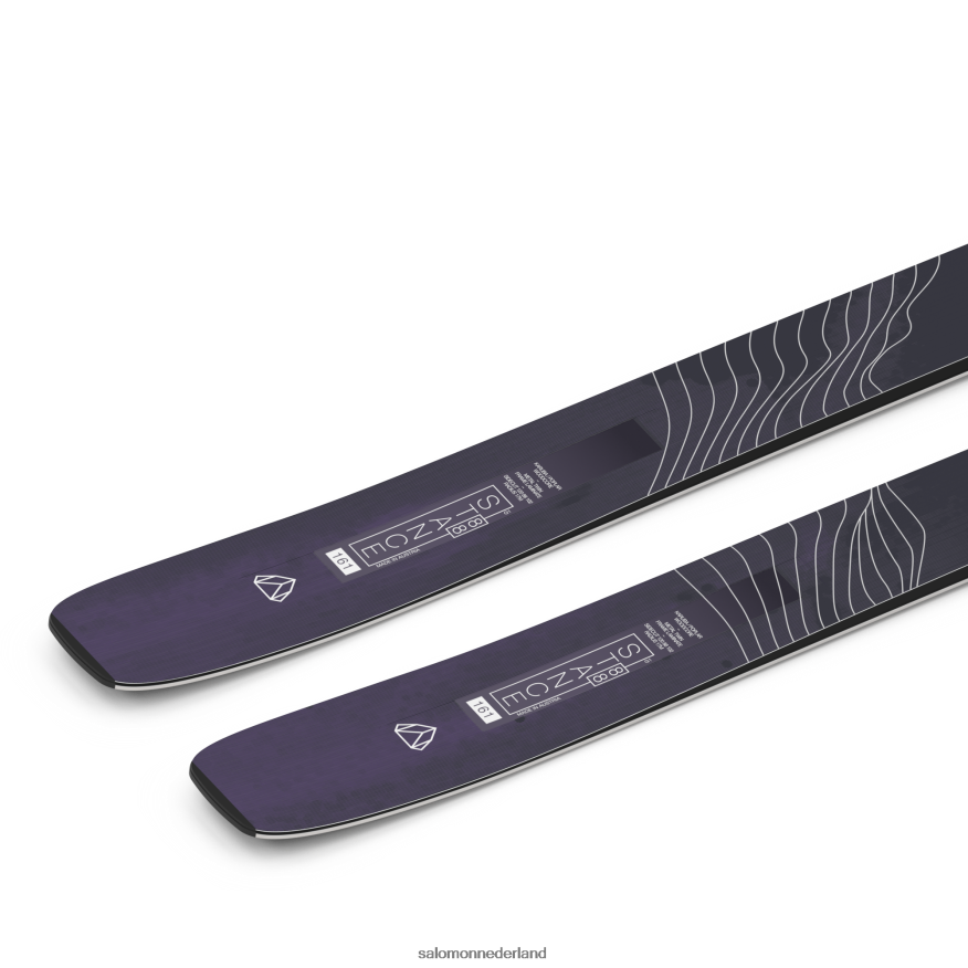 all-mountain ski's voor dames, stand 88 zwart NTFJN61004 Salomon