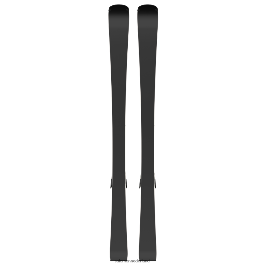 skipakket dames op de piste - s/force sx (en m10) castelrock/pastel neon limoen 1/zwart NTFJN61019 Salomon