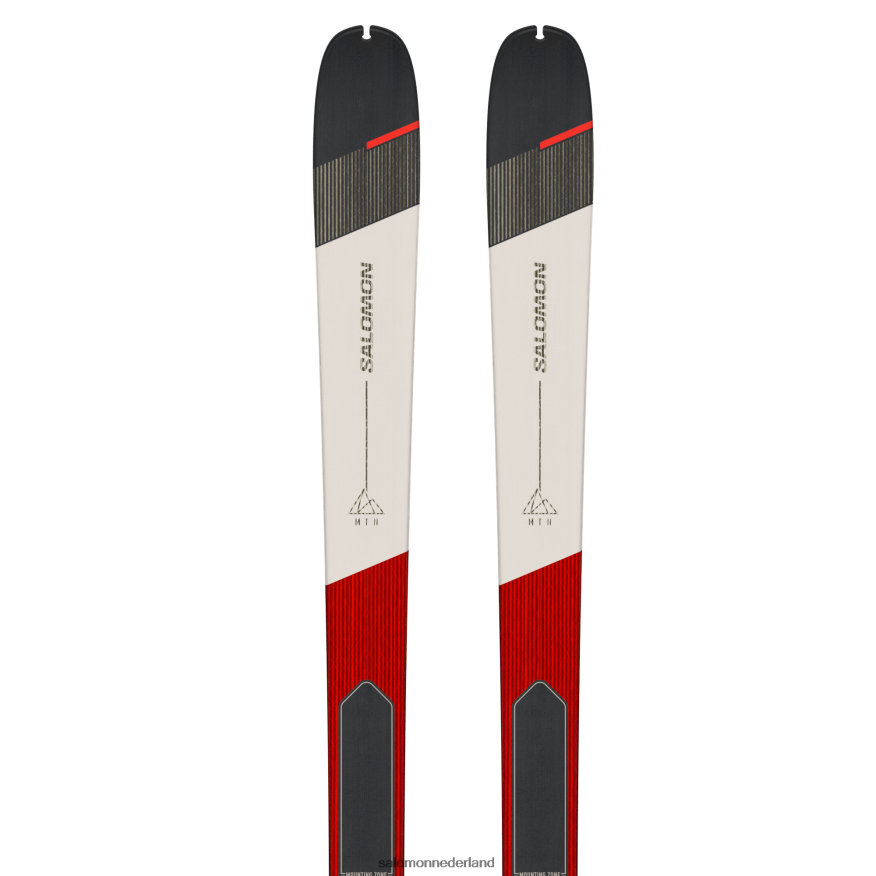 toerski's voor dames - mtn 80 pro neon koraal/regenachtige dag/zwart NTFJN61009 Salomon