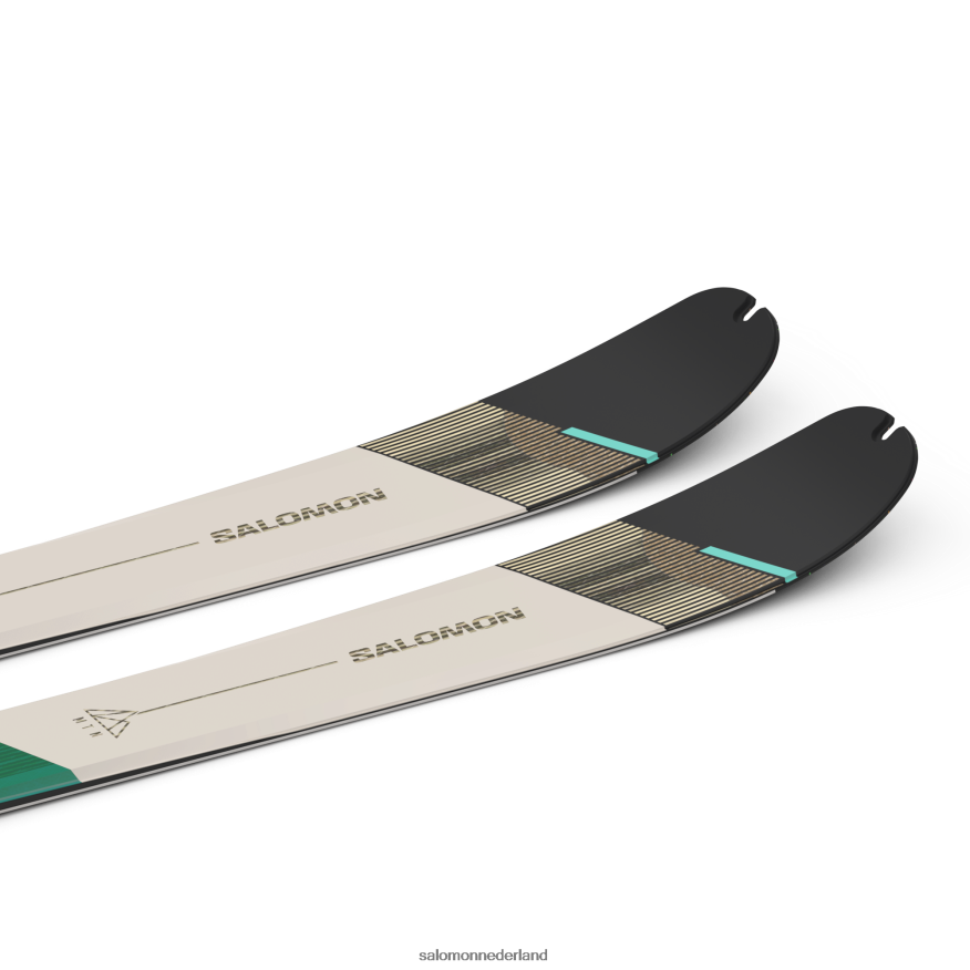 toerski's voor dames - mtn 86 pro aruba blauw/regenachtige dag/zwart NTFJN61011 Salomon