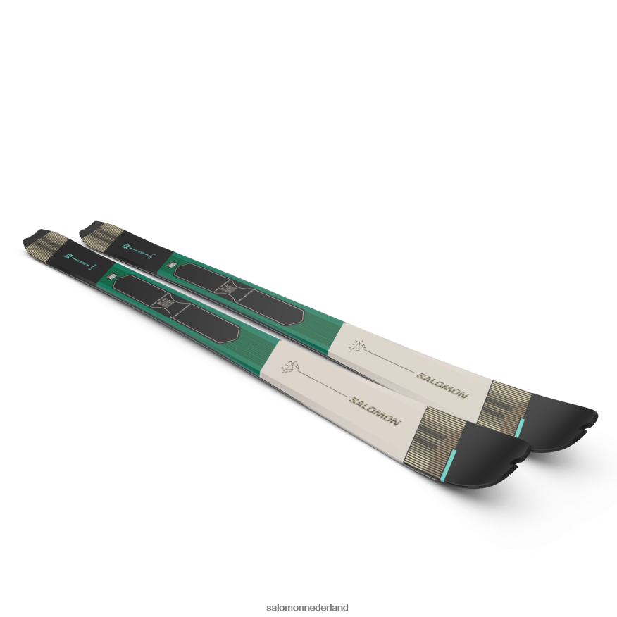 toerski's voor dames - mtn 86 pro aruba blauw/regenachtige dag/zwart NTFJN61011 Salomon