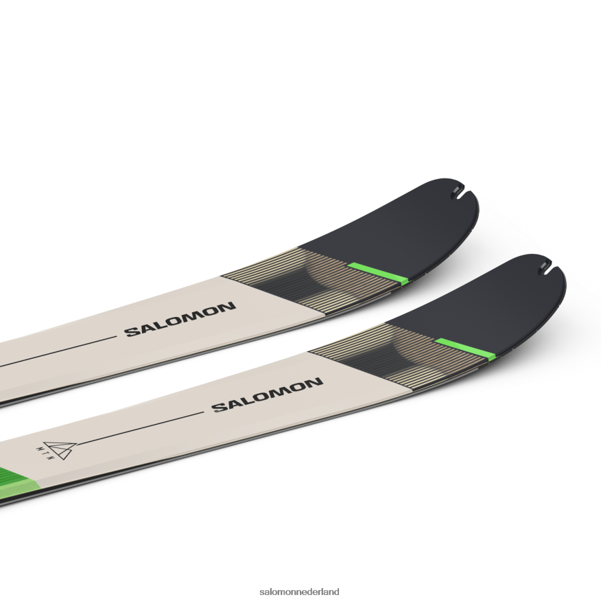 toerski's voor dames - mtn 86 pro pastel neongroen 1/regenachtige dag/zwart NTFJN61010 Salomon