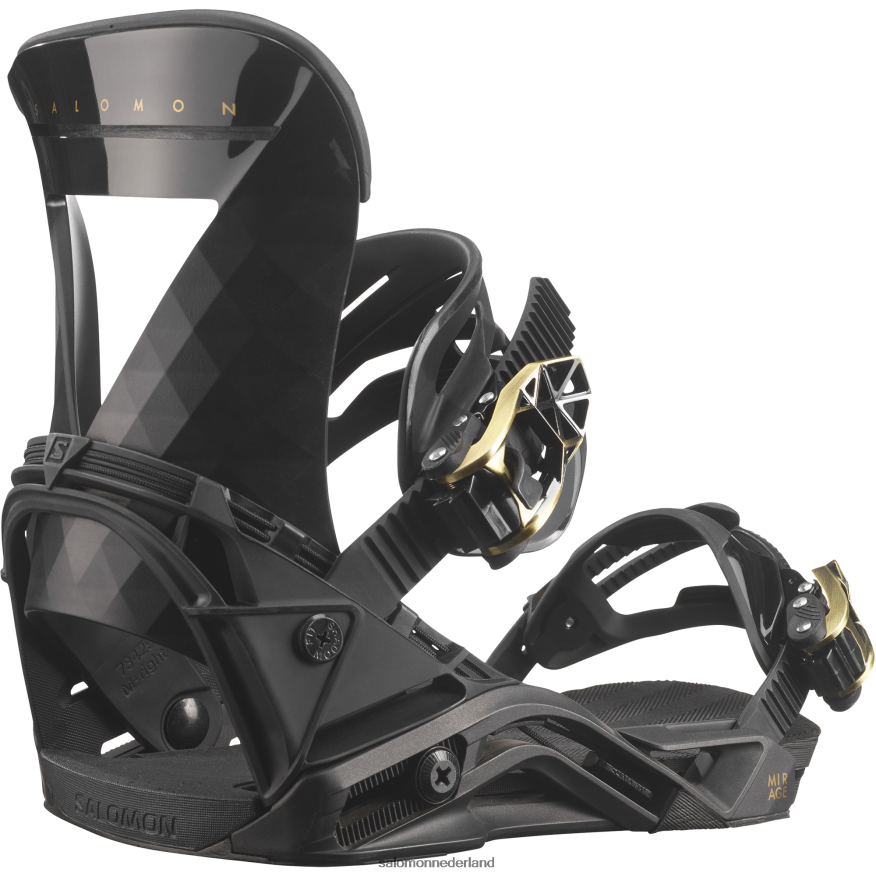 snowboardbindingen voor dames - Mirage zwart NTFJN61325 Salomon