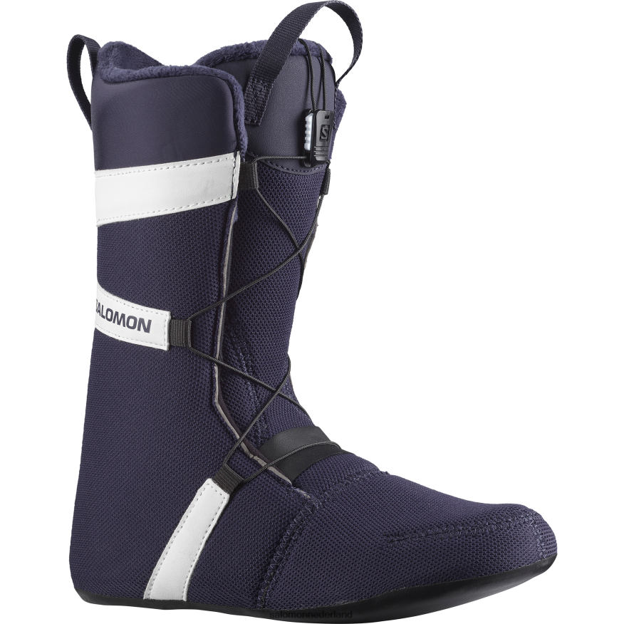 snowboardschoenen voor dames - ivy boa sj boa avondblauw/wit/vleugje mint NTFJN61314 Salomon