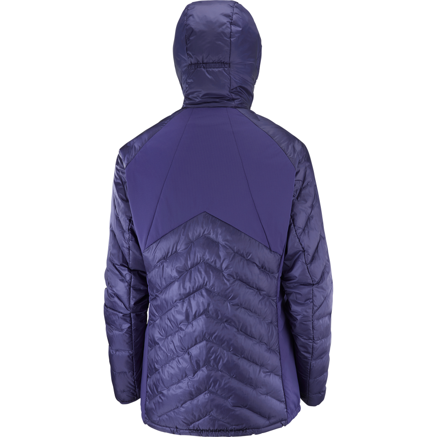 geïsoleerde damesjas met capuchon - overzicht primaloft astrale uitstraling NTFJN6834 Salomon