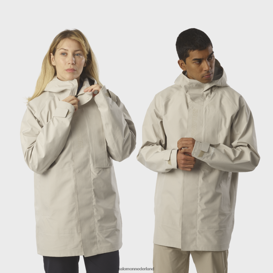 shelljack voor dames - essentieel gore-tex regenachtige dag NTFJN6832 Salomon