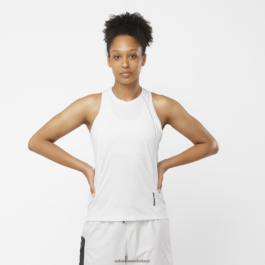 damestank - uitrusting wit NTFJN6907 Salomon